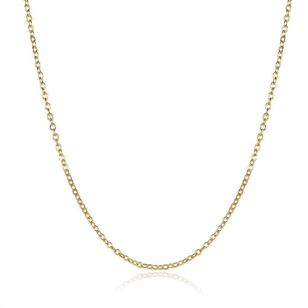 Titanium Steel Mother Son Daughter Minimalist Necklace