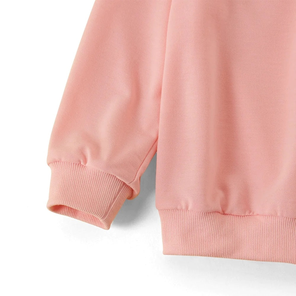 Letter Printed Parent-child Sweater Mother And Daughter  Clothes Three Colors
