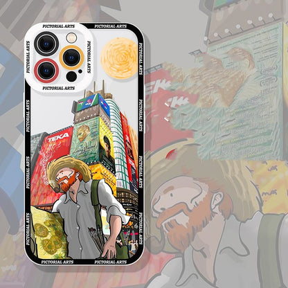 Internet Celebrity Uncle Mobile Phone Transparent Case
