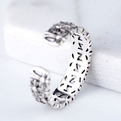 Cross Crochet  Aunt Vintage Ring