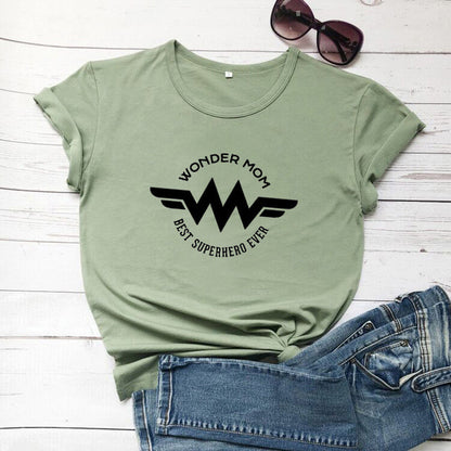 Mom Life Mom Shirt Funny Mom Polyester Casual Aesthetic T-shirt
