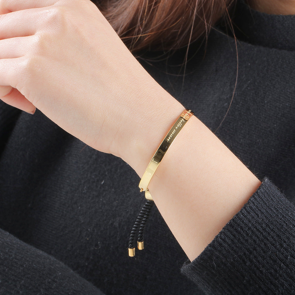Bracelet Anniversary Bracelet Lady Braided