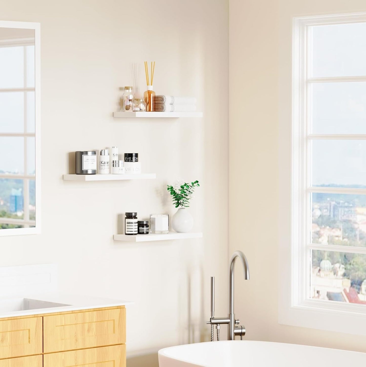 Home Bathroom Kitchen Multi-layer Wall Storage Rack