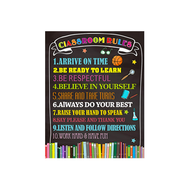Welcome Back To School Classroom Rules Wall Layout Wall Stickers