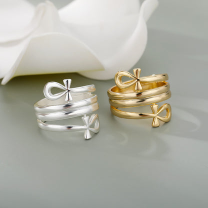 Indian Double Layered Rings Couple Rings