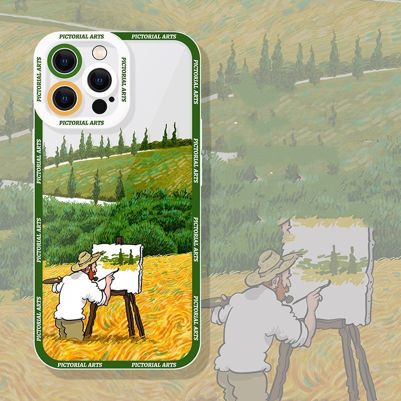 Internet Celebrity Uncle Mobile Phone Transparent Case