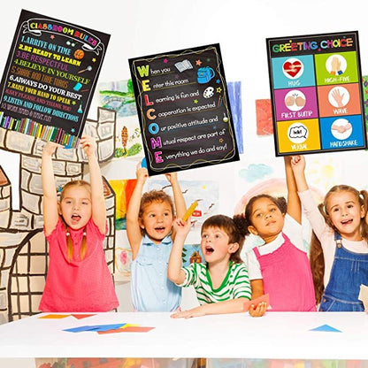 Welcome Back To School Classroom Rules Wall Layout Wall Stickers