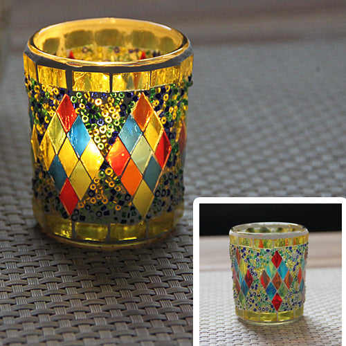 Small Glass Candlestick Candlestick Dining Bar Decorative Jewelry