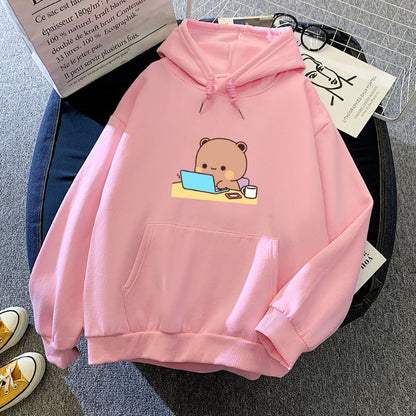Back To School Busy Bear Soft Hoodie