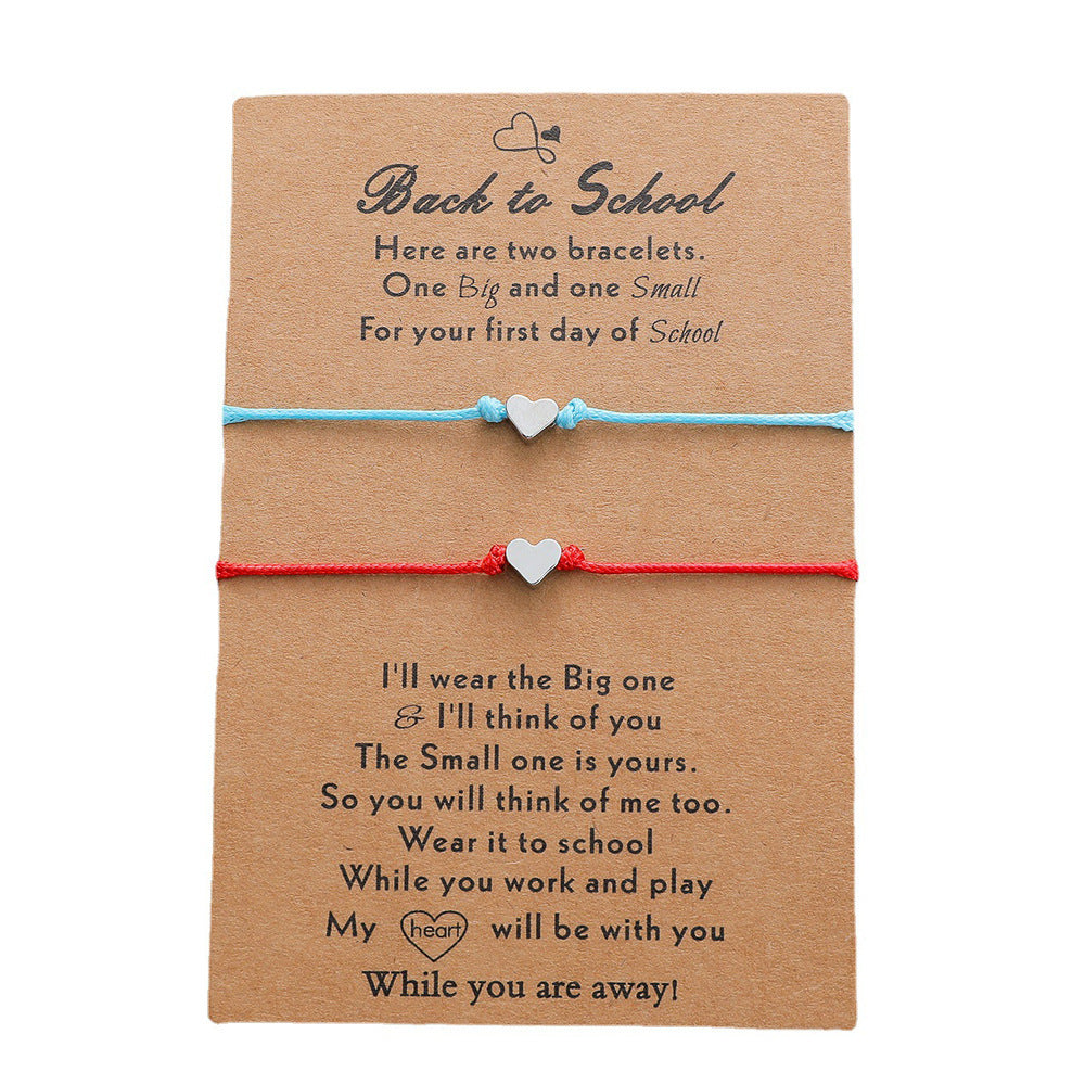 Love Woven Bracelet Personality Back To School